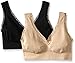 Ahh By Rhonda Shear Women's Bliss Lace Trim Seamless Bra (Pack of 2)