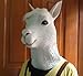 Gmasking Natural Latex Alpaca Head Mask