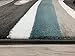 Abstract Contemporary Modern Blue Area Rug 5' 3