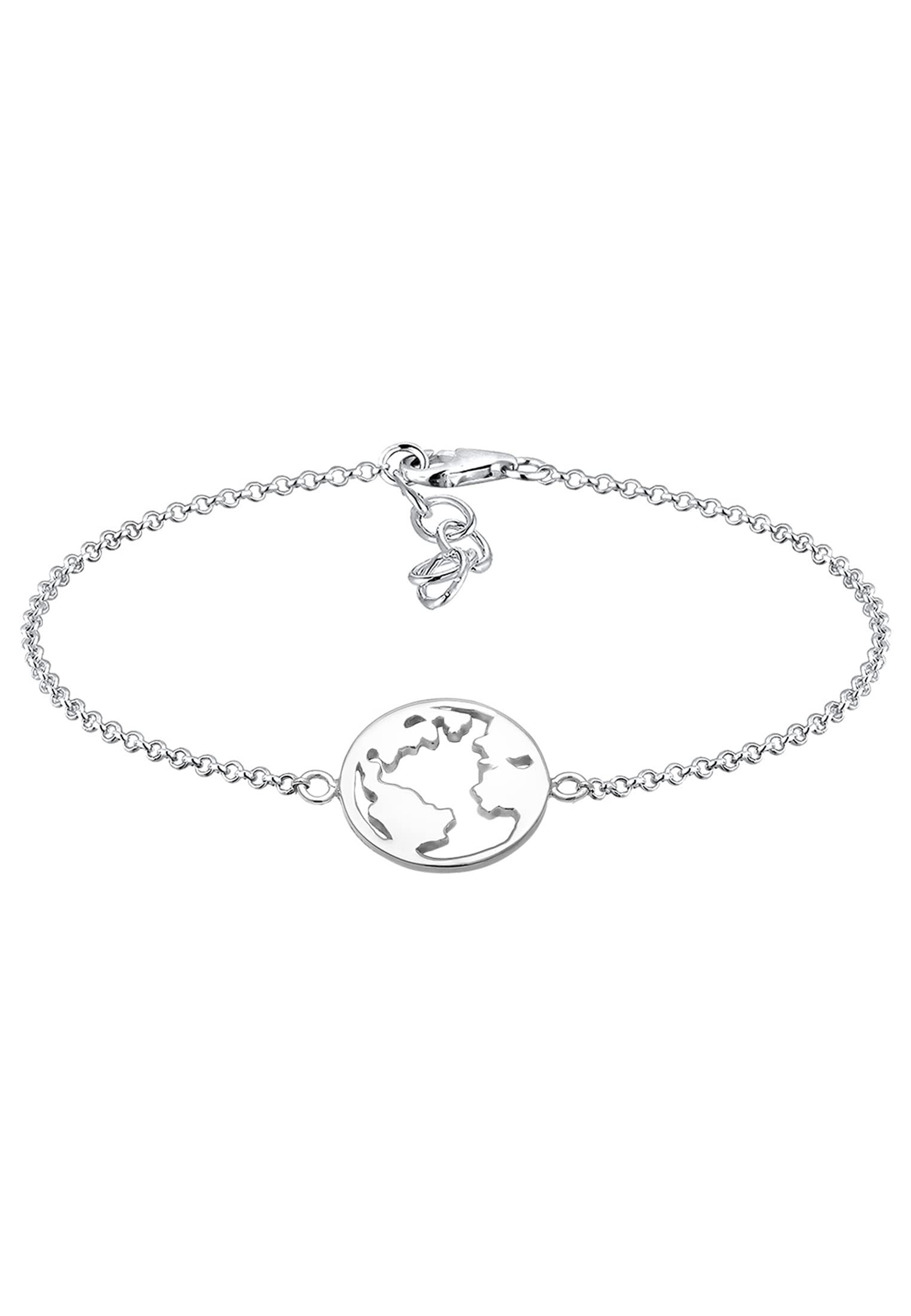 Elli Women's 925 Sterling Silver Link Bracelet 0201981518_16 - 16cm length