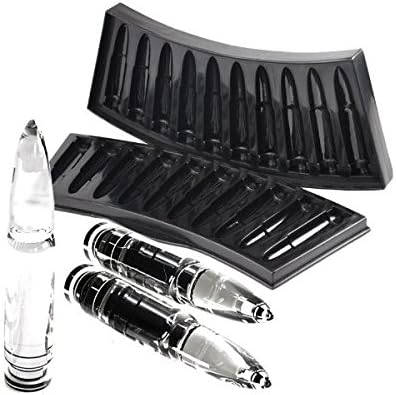 Ice Tray | Ice Cube Mold | 2 X AK-47 Magazine Bullet Ice Cube Mold Tray