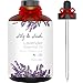 Lily & Lacey XL Lavender Essential Oil (4 oz) w/Glass Dropper - 100% Pure & Natural Therapeutic Grade Aromatherapy Oil | Clean & Relieve Cuts & Burns, Eliminate Headaches, Soothe Bug Bites