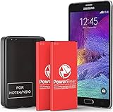 PowerBear 2X Phone Battery Replacement for Note 4 [3,220 mAh] with Note 4 Spare Battery Charger | Note 4 Battery | Note 4 Spare Battery & Note 4 Replacement Battery Kit [24 Month Warranty]