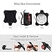 WolfonFire USB Rechargeable Bike Light Set, Front Headlight and Rear LED Bicycle Light, 4 Light Mode Options, Water Resistant IPX4(2 USB Cables and 2 Strap Included)