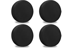 Jusen Durable Tire Cover Set of 4 - Heavy Duty Outdoor Waterproof Sunscreen Dustproof Tire Wheel Protector for Trailer, Campe