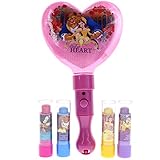 Beauty & The Beast Light Up Mirror with 4 Lip balms in Box