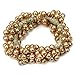 MowMee Womens Beads Hair Band Rope Scrunchie Ponytail Holder