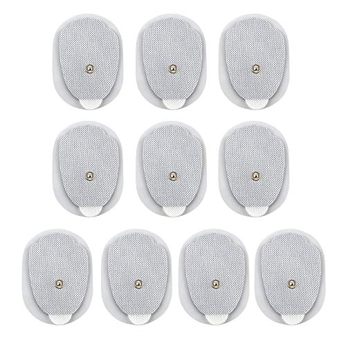 SUNMAS 5 Pairs TENS Unit Replacement Sticky Gel Electrodes Pads
