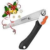 EverSaw FOLDING HAND SAW All Purpose, Wood, Bone, PVC. Best for Tree Pruning, Camping, Hunting, Toolbox. Rugged 8" Blade, Solid Grip - Quality Made for Real Work