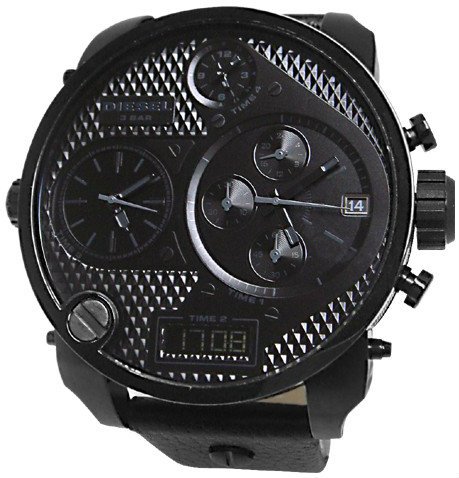 Diesel Dz7193 Leather Sba Xxl Ana-digi Men's Watch