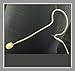 Voicebooster Speak Out Low Profile Headset Microphone Light-Weight Single Ear-Hook Omnidirectional Microphone for Teachers, Coaches & Presenters - 3.5mm Plug Mic for Voice Amplifiers