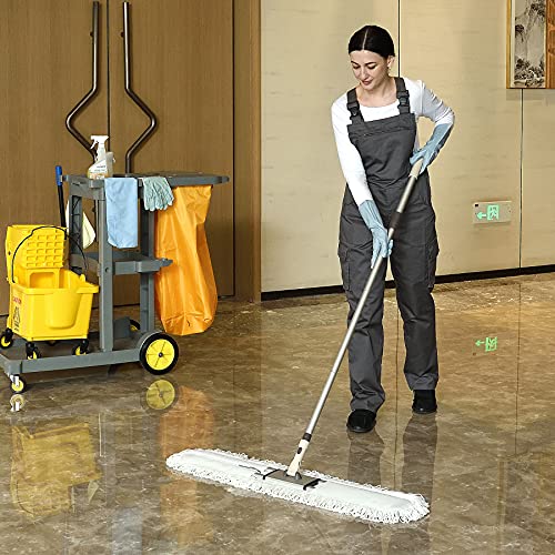 Eyliden 36" Residential Commercial Dust Mop, 4 Pads Professional Class