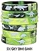 Gypsy Jade's Dinosaur World Jurassic Style Silicone Wristbands - Set of 24 Camouflage Dino Bands (24 Camo Bands)