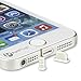 PortPlugs Anti Dust Plugs (5 Pairs) Compatible with iPhone SE, 5, 5s, 5c, iPad Mini, Pro, Cleaning Brush and SIM Removal Tool Include (White)