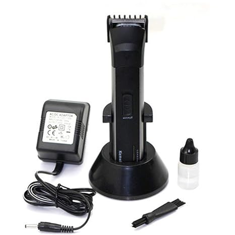 Kemei KM2599 Rechargeable Beard Trimmer (Black)