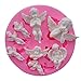 Mujiang Angel Baby Fondant Mold Silicone Cake Decorating Tools Chocolate Polymer Clay Molds Cake Topper Decoration