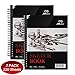 Madisi Sketch Book, Pad 9 X 12, 110 Sheets, 70lb (Pack of 2 Pads)