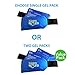NatraCure Universal Cold Pack Ice Wrap - Cold Ice Pack w/Strap for Injuries - Reusable Cold Ice Pack for Shoulder, Neck, Head, Ankle, Leg, Foot, Hand, Wrist, Arm, Elbows & Ice Wrap for Knees - 1 PK