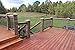NextStone Polyurethane Faux Stone Post Cover - Slatestone 1pc Sleeve - Brunswick Brown
