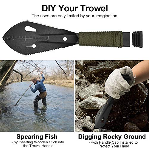 Yeacool Backpacking Trowel, Mini Survival Shovel Lightweight,Small
