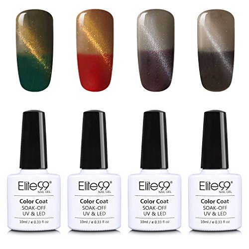Elite99 temperature color changing cat eye gel nail polish uv led…
