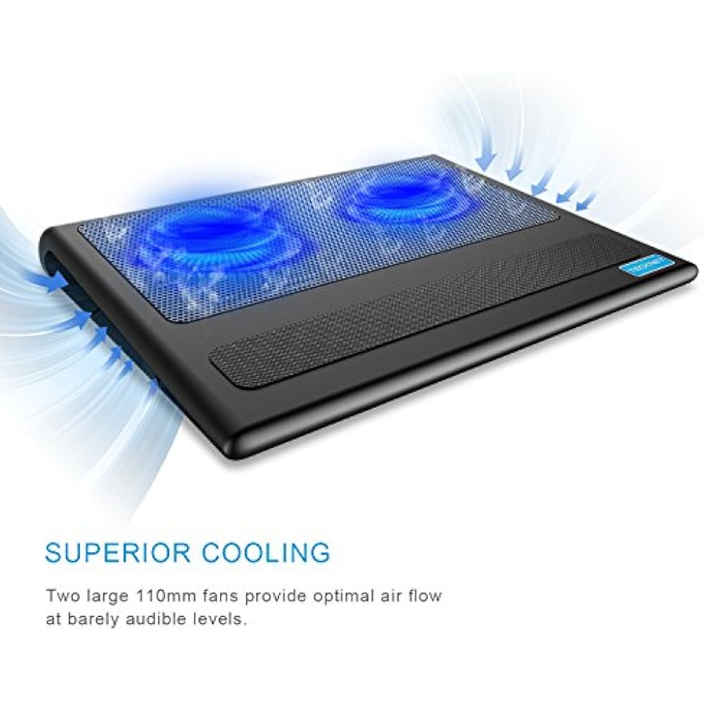 FBA49498 Laptop Cooling Pad, Portable UltraSlim Quiet Notebook