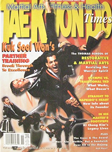 November 1998 Tae Kwon Do Times Magazine Kuk Sool Won's Frank D' Amato