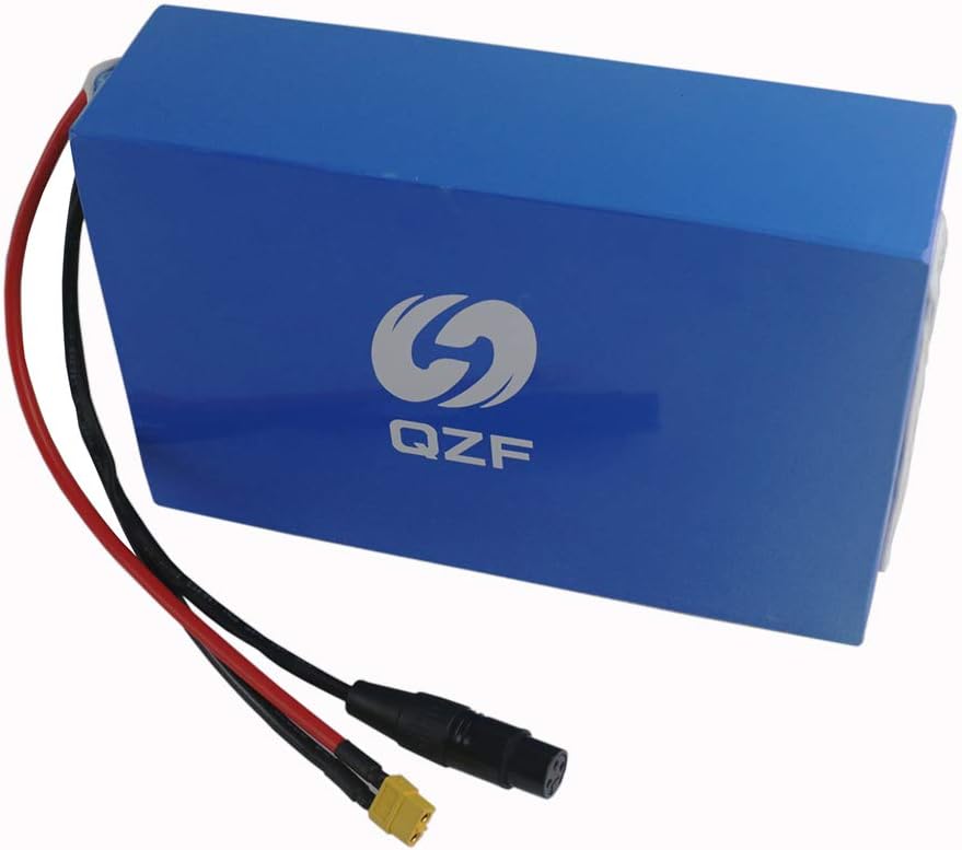 QZF 60V 20AH Ebike Battery Waterproof PVC Lithium Battery Pack with Chrgaer for 1800W 1500W 1200W 1000W Bike Motor Mountain Bike Scooter