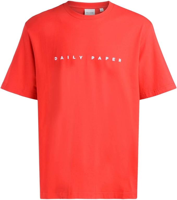DAILY PAPER Red TShirt with Logo Amazon.co.uk Clothing
