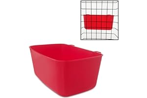 AMZSYLV 26 Pack Rabbit Feeder Waterer Chicken 21 oz Food Water Cage Cups Puppy Cat Hanging Feeding Dish Coop Bowl Watering Container Treats Drinker for Pigeon Bird Bath Basin Hamster Bed