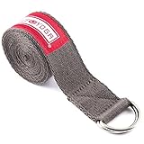 Peace Yoga 8ft Exercise Strap Gray