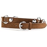Madewell Women's O-Ring Studded Suede Belt