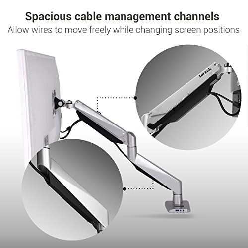 image for Loctek D7R Swivel Gas Spring Single LCD Arm Stand monitor Mount, Suppo