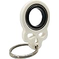 SAIKOOWA Keychain Spinner, Fidget Keychain,Spinning Keychain Fidget, Fidget Spinner Keychain Toys for Keys (White)