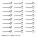 BodyJ4You 24PCS Nose Ring Bone Stud Pin Round Clear CZ 20G Stainless Steel Nostril Piercing Jewelry