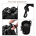 XCSOURCE Black 4 pcs DSLR Camera Drawstring Neoprene Lens Pouch for Sony Canon Nikon Pentax Olympus Panasonic Lens S/M/L/XL Black DC005S