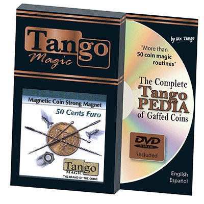 Magnetic Coin Strong Magnet 50 cents Euro (w/DVD) (E0019) by Tango - Trick