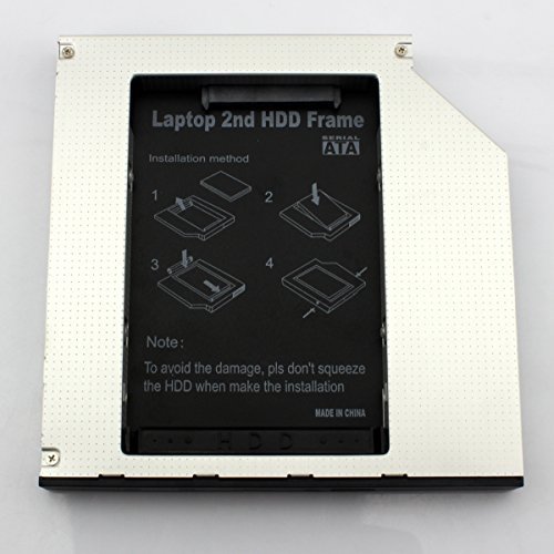 Mcsher SATA 2nd Hard Drive HDD Caddy For DELL Vostro 1014 1015 1088 1220 3400 3450 3460 3500 3560 3700 3750