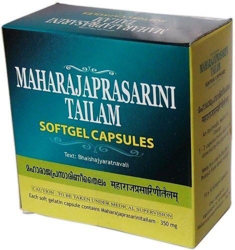 Ayurvedic Maharajprasarini Tailam Softgel Capsules By Arya Vaidya Sala