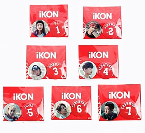 Amazon Ikonアイコン バッジ2個セット Badge 2set Bobby 1種のみikon公式グッズ アイドル 芸能人グッズ 通販