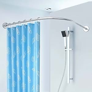 LWFB Barra para cortina de ducha / Acero inoxidable / Telescópica