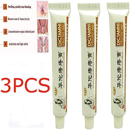 DICTAMNI - Antibacterial Cream -Chinese Herbal Hemorrhoids Cream（3pcs)