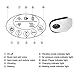 Eye Massager Machine - Electric Eyes Relax Therapy with Wireless Digital Heat Music Relief Rechargeable Vision Care Device