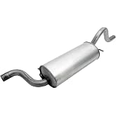 Walker Quiet-Flow SS 55559 Direct Fit Exhaust Muffler Assembly 2.25" Inlet (ID) 2.25" Outlet (OD) for Chrysler Town &amp; Country