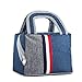 Lunch Bag Cooler Bag Lunch Tote Bag Reusable Zip Closure Handbag Back Pocket Insulated Bag Lunch Organizer Holder Container Lunch Bags Lunch Boxes Lunch Tote