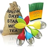 Loose Leaf Tea Infuser Cute Strainer For Loose Tea Set of 4 Steepers by Tea Secrets
