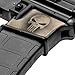 GunSkins Magwell Skin Specialty Vinyl Decal for AR-15/M4 Lower Receivers (GS Skull Tan)