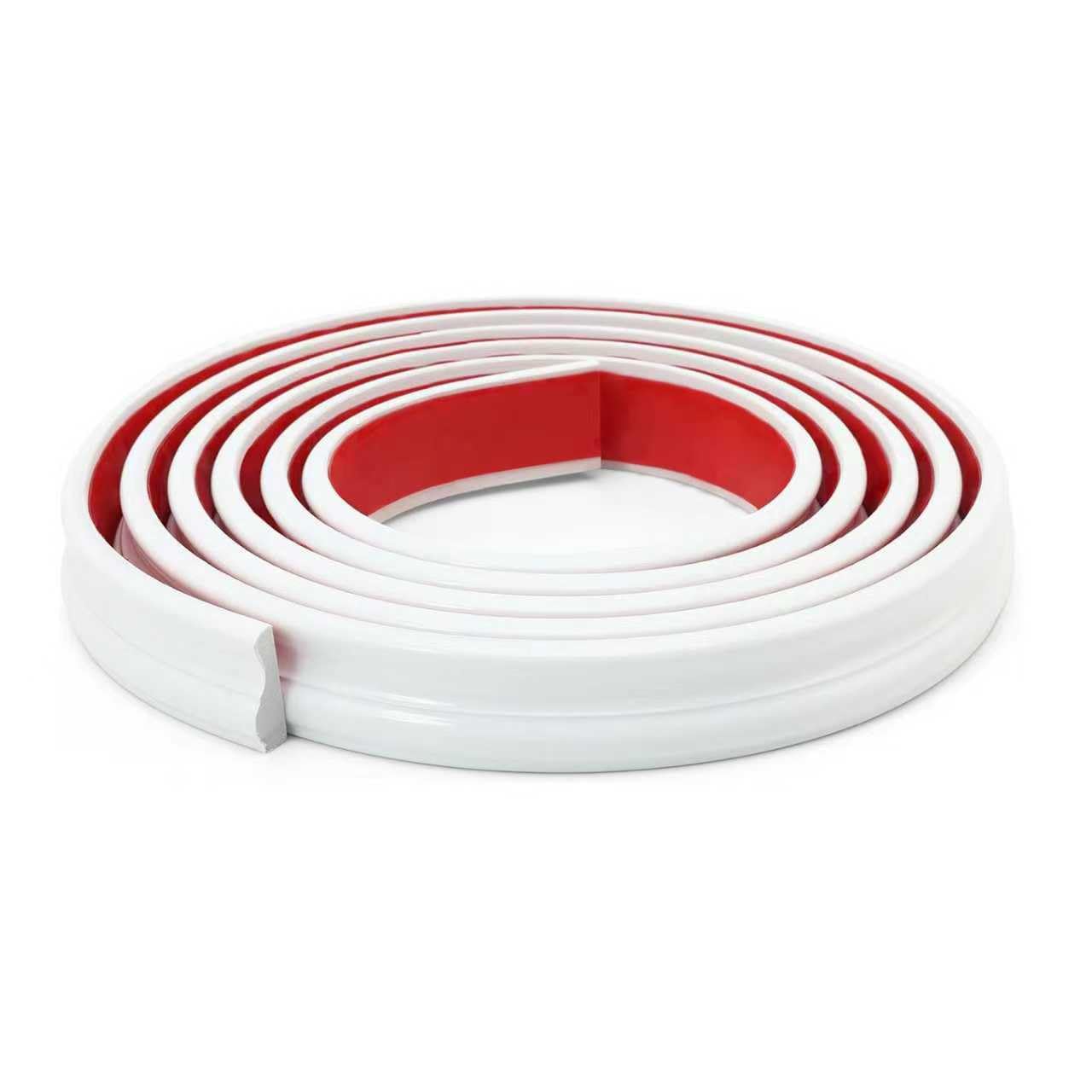 Taaizau Peel and Stick Wall Molding Trim, Flexible Strip for Mirror Frame, Chair Rail, Wall Protection and Home DIY Decoration (3m x 3.2cm)