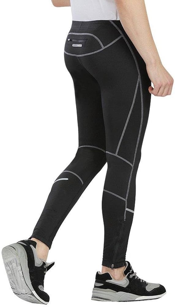 BALEAF Men's Thermal Running Cycling Tights Athletic Outdoor Compression Pants for Bike : Clothing