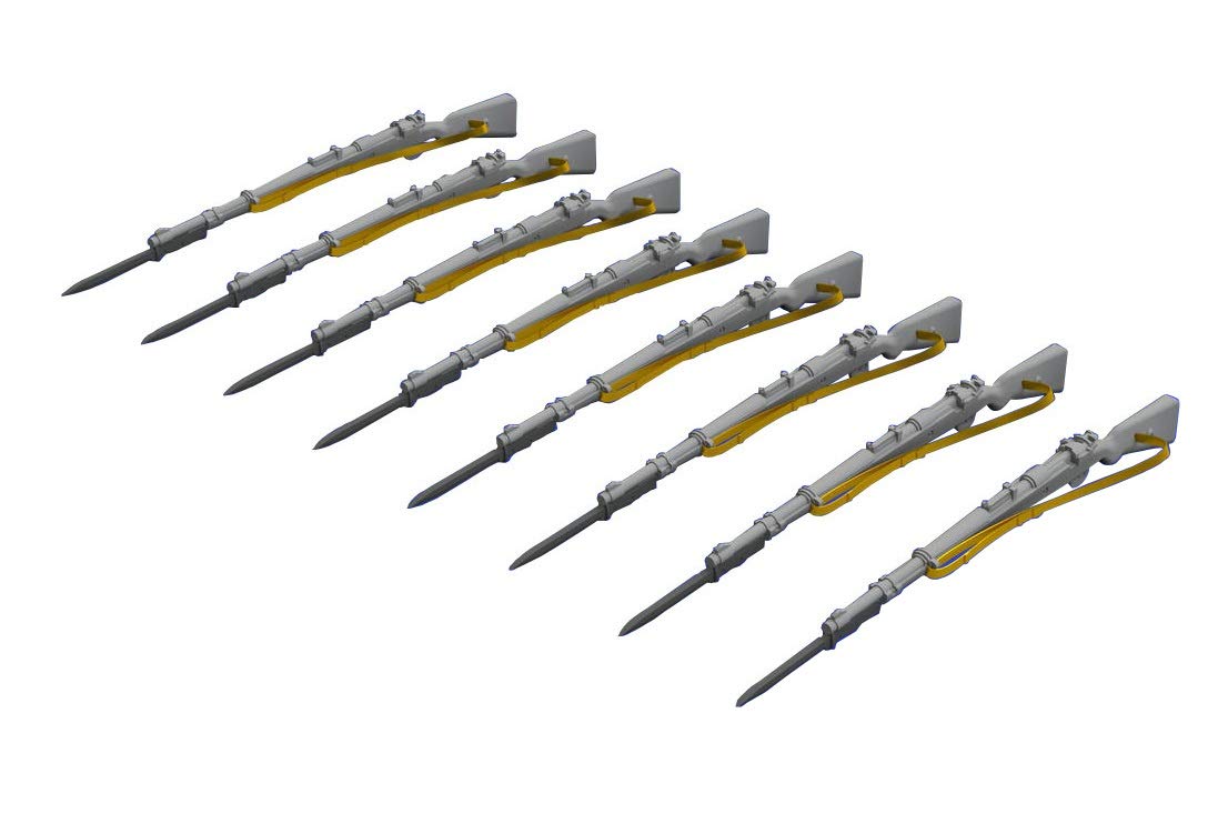 Eduard EDB635007 Brassin 1:35-Karabiner 98k German Rifle Model Kit, Various